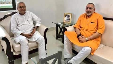 Bihar floods: Nitish Kumar's JD(U) slams "ally" Giriraj Singh Bihar floods: Nitish Kumar's JD(U) slams "ally" Giriraj Singh