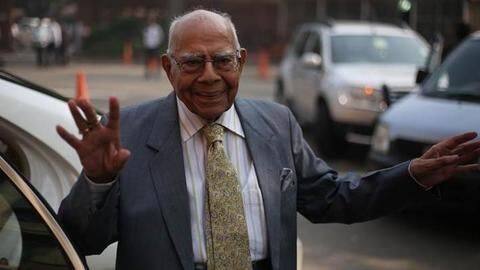 Now, Ram Jethmalani approaches SC against Karnataka's Governor decision Now, Ram Jethmalani approaches SC against Karnataka's Governor decision