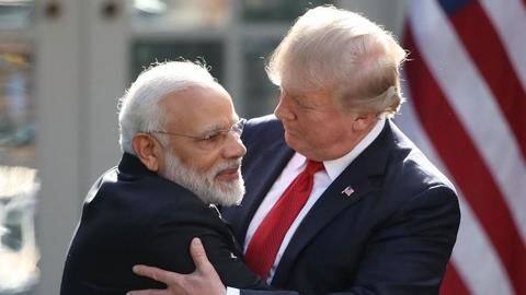 #NamasteTrump: US President and First Lady land in Ahmedabad #NamasteTrump: US President and First Lady land in Ahmedabad
