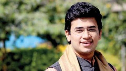 BJP fields 28-year-old Tejasvi Surya from Bangalore South BJP fields 28-year-old Tejasvi Surya from Bangalore South