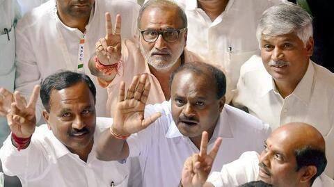 Karnataka: JD(S), Congress get to tricky business of power-distribution Karnataka: JD(S), Congress get to tricky business of power-distribution