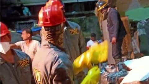 Maharashtra: Building collapses in Bhiwandi; eight dead, rescue operations underway Maharashtra: Building collapses in Bhiwandi; eight dead, rescue operations underway