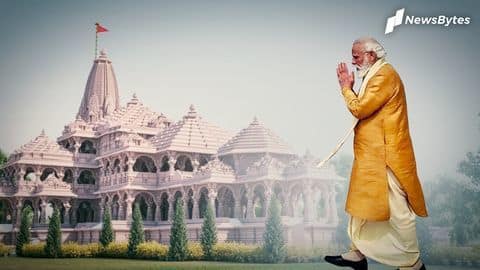 Ayodhya's Ram Temple ceremony: PM arrives, event to start shortly Ayodhya's Ram Temple ceremony: PM arrives, event to start shortly