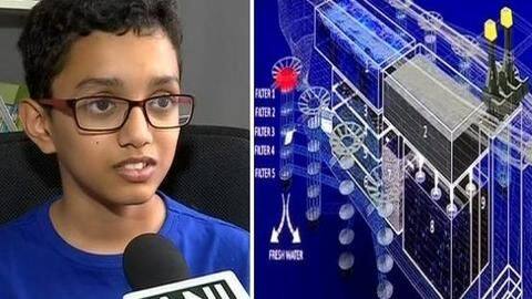 12-year-old Pune boy designs ship to clean oceans 12-year-old Pune boy designs ship to clean oceans