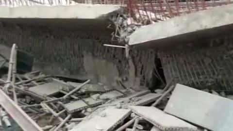 UP: Under-construction flyover collapses, many feared trapped; rescue operations underway UP: Under-construction flyover collapses, many feared trapped; rescue operations underway