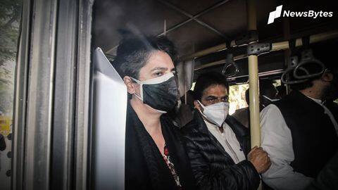 Farm laws: Priyanka Gandhi detained on way to meet President Farm laws: Priyanka Gandhi detained on way to meet President