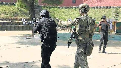 Article reminded of anti-terror drill Article reminded of anti-terror drill