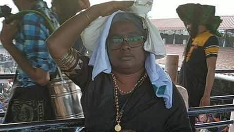 Sabarimala: After dyeing hair grey, 36-year-old enters shrine, offers prayers Sabarimala: After dyeing hair grey, 36-year-old enters shrine, offers prayers