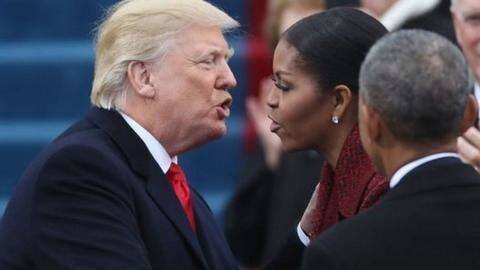 Separately, Michelle says she won't forgive Trump Separately, Michelle says she won't forgive Trump