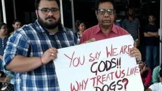 Mamata Banerjee's nephew seen at doctors' protest rally