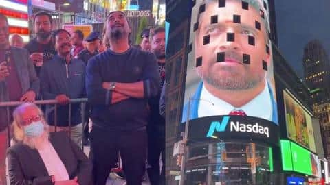 Madhavan's 'Rocketry: The Nambi Effect' trailer screened at Times Square Madhavan's 'Rocketry: The Nambi Effect' trailer screened at Times Square