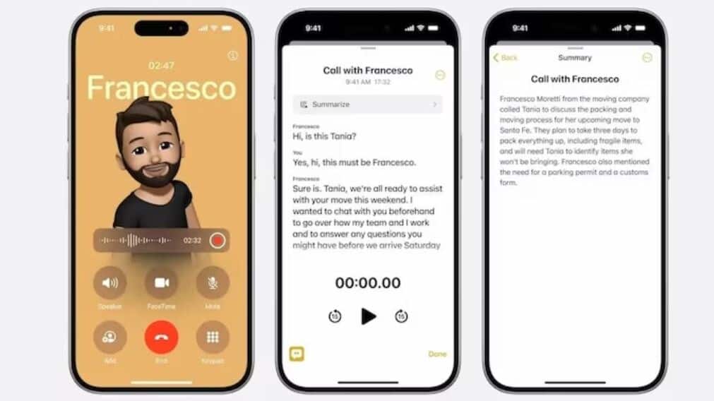 Call recording arrives on iPhones with iOS 18.1 beta update