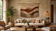 How to style your space with woven wall art