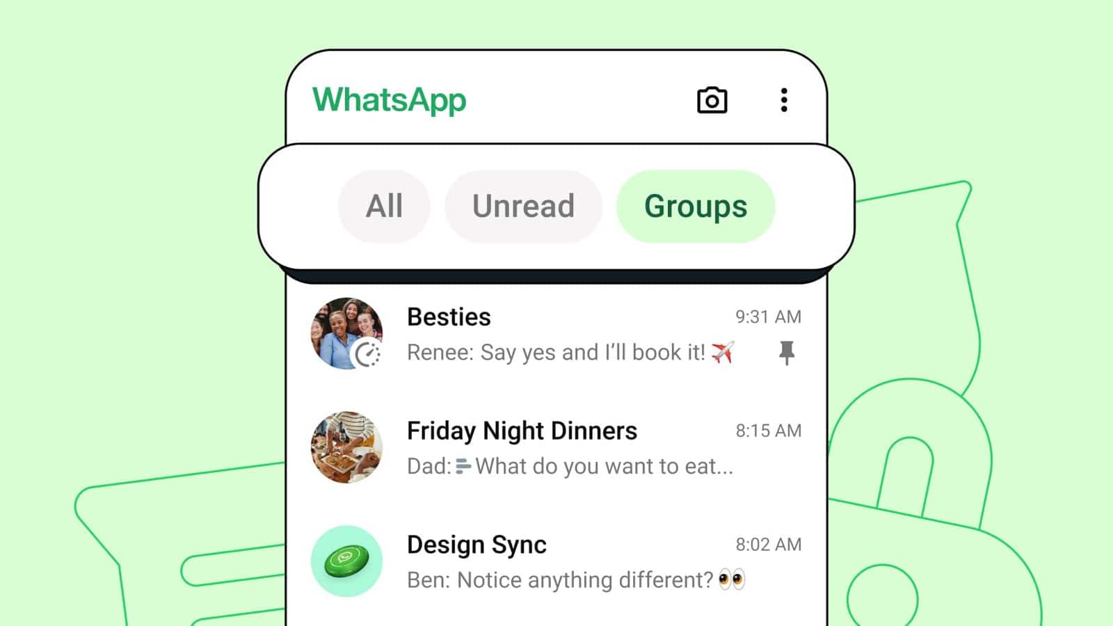 WhatsApp introduces chat filters for enhanced message search