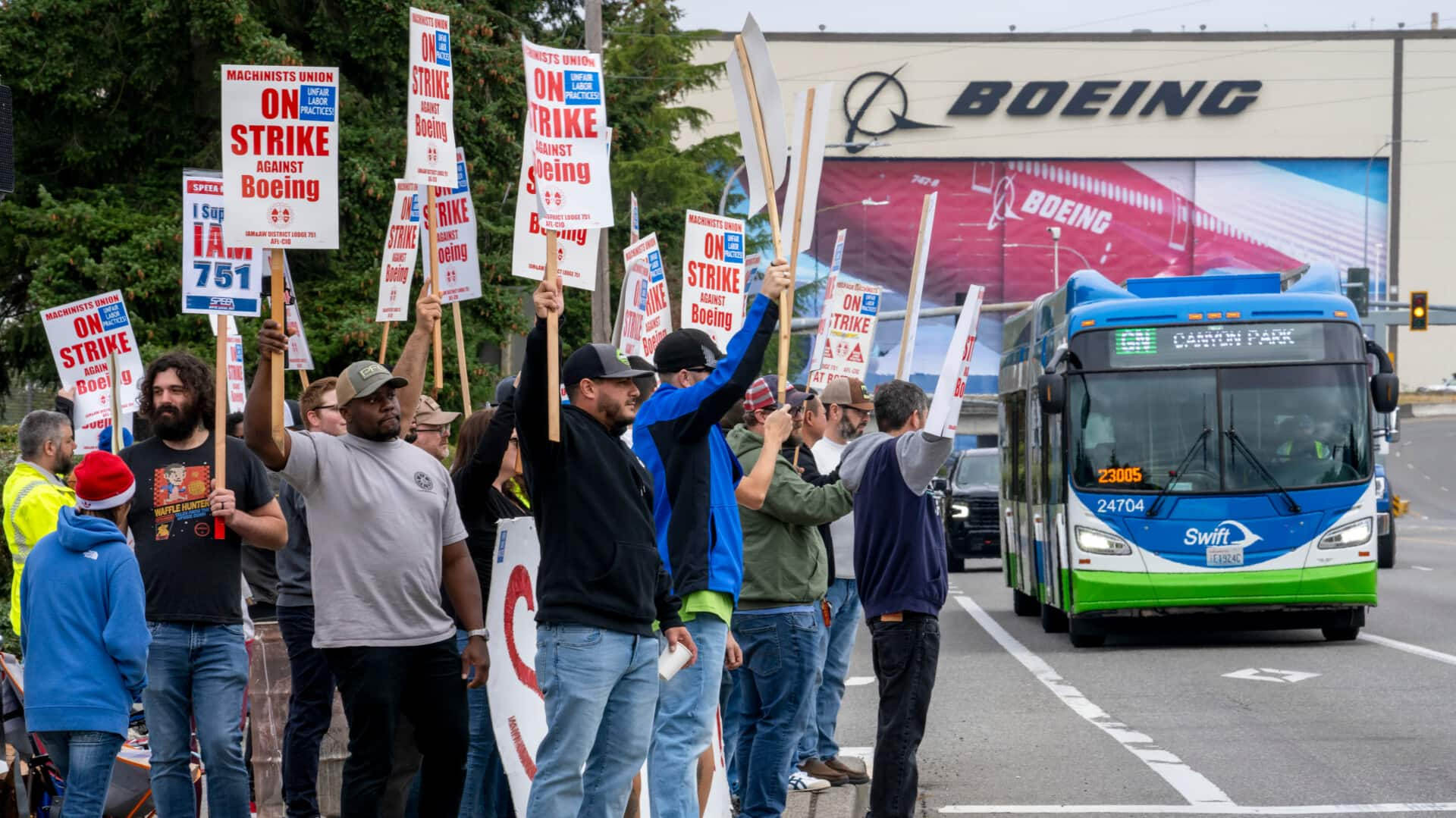 Boeing furloughs thousands of employees due to ongoing strike