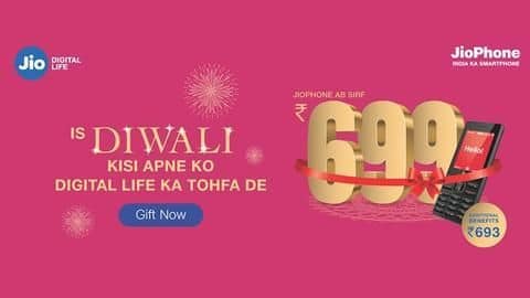 Reliance Jio Diwali Offer: Gift a JioPhone for Rs. 699 Reliance Jio Diwali Offer: Gift a JioPhone for Rs. 699