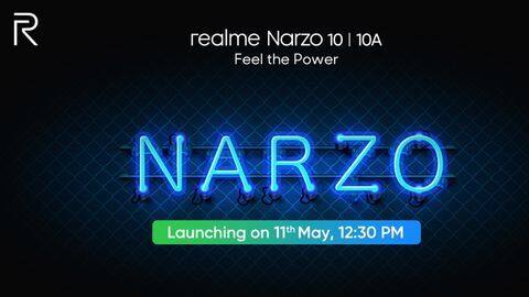 Realme Narzo 10-series to be launched on May 11 Realme Narzo 10-series to be launched on May 11