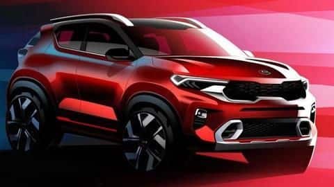 Kia Sonet's design and interior features revealed in official renders Kia Sonet's design and interior features revealed in official renders