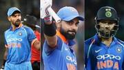कोहली, रोहित और धवन की वजह से कमज़ोर है भारत का मिडल ऑडर, देखिये आंकड़े