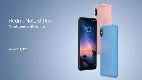 Xiaomi Redmi Note 6 Pro's second sale on November 28 Xiaomi Redmi Note 6 Pro's second sale on November 28