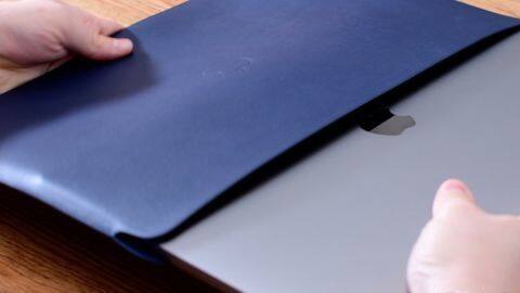 Apple has also introduced new leather sleeves for its MacBooks Apple has also introduced new leather sleeves for its MacBooks