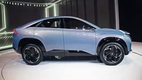 The car previews the design language of Tata Motors