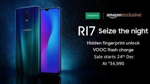 OPPO R17 available with upto Rs. 1,500 discount on Amazon OPPO R17 available with upto Rs. 1,500 discount on Amazon
