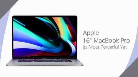 Apple's 16-inch MacBook Pro available at Rs. 2 lakh Apple's 16-inch MacBook Pro available at Rs. 2 lakh