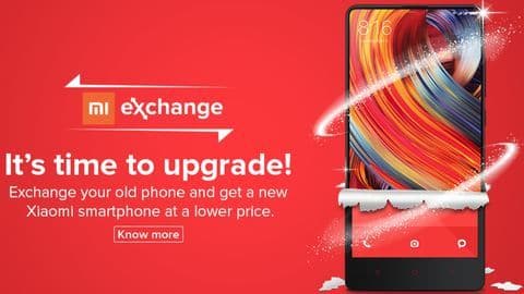 Now exchange your old phone with a new Xiaomi one Now exchange your old phone with a new Xiaomi one