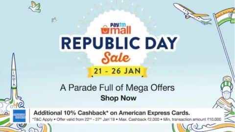 Paytm Mall Republic Day Sale: Top deals on best-selling smartphones Paytm Mall Republic Day Sale: Top deals on best-selling smartphones