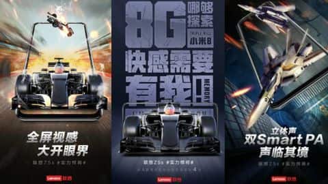 Lenovo Z5s could launch with 10GB RAM, suggest teasers Lenovo Z5s could launch with 10GB RAM, suggest teasers
