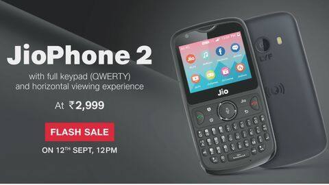 JioPhone 2 fourth flash sale today starting 12pm via Jio.com JioPhone 2 fourth flash sale today starting 12pm via Jio.com
