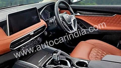 MG Gloster's interior details and features revealed in spy shots MG Gloster's interior details and features revealed in spy shots