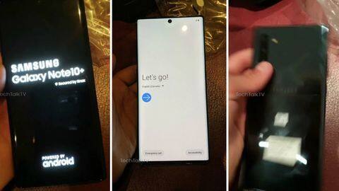 Samsung's Galaxy Note 10+ images leaked: Details here Samsung's Galaxy Note 10+ images leaked: Details here