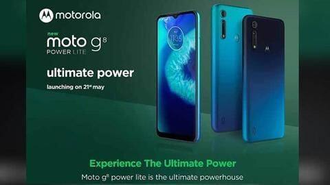 Motorola G8 Power Lite to be launched on May 21 Motorola G8 Power Lite to be launched on May 21