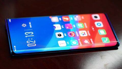 OPPO shows off 'waterfall screen' phone with drastically curved edges OPPO shows off 'waterfall screen' phone with drastically curved edges