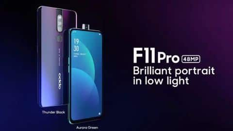 OPPO F11 Pro, F11 launched in India: Pricing and specifications OPPO F11 Pro, F11 launched in India: Pricing and specifications