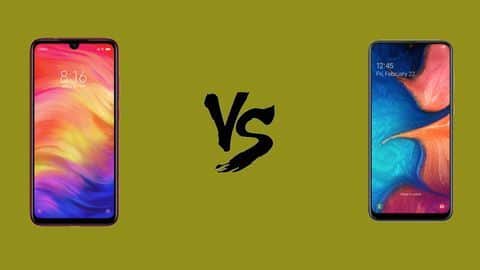 Redmi Note 7 v/s Galaxy A20: Which one is better? Redmi Note 7 v/s Galaxy A20: Which one is better?