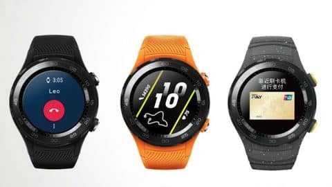 New Huawei Watch 2, with eSIM and built-in GPS, launched New Huawei Watch 2, with eSIM and built-in GPS, launched