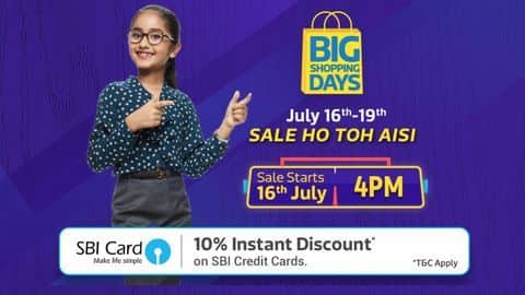 Flipkart Big-Shopping-Days sale takes on Amazon Prime-Day, starts July 16 Flipkart Big-Shopping-Days sale takes on Amazon Prime-Day, starts July 16
