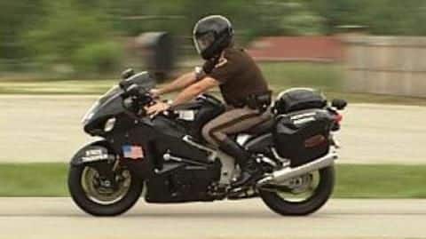 Hayabusa has been used for highway patrolling as well Hayabusa has been used for highway patrolling as well