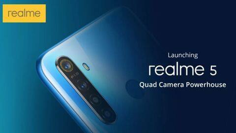 Realme 5, Pro variant to be launched on August 20 Realme 5, Pro variant to be launched on August 20