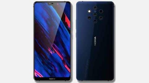 Nokia 9 render highlights a whopping 5-camera setup Nokia 9 render highlights a whopping 5-camera setup