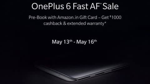 Amazon offers cashback, extended warranty on OnePlus 6 pre-orders Amazon offers cashback, extended warranty on OnePlus 6 pre-orders