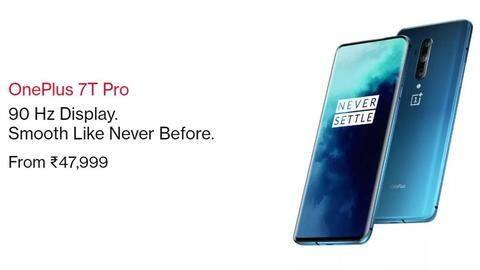 OnePlus 7T Pro now available at a discounted price OnePlus 7T Pro now available at a discounted price