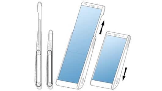 Samsung patent shows phone with rollable display