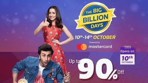 Flipkart's Big Billion Days sale starts from October 10 Flipkart's Big Billion Days sale starts from October 10