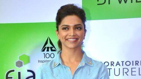 Deepika Padukone's unveils 'Live Love Laugh' logo Deepika Padukone's unveils 'Live Love Laugh' logo