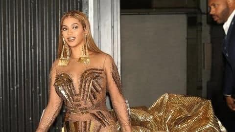 Indian designer duo behind Beyonce's glittering gold gown Indian designer duo behind Beyonce's glittering gold gown