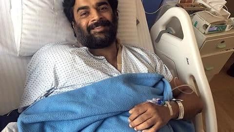 "Cannot feel my right arm," says Madhavan after shoulder surgery "Cannot feel my right arm," says Madhavan after shoulder surgery